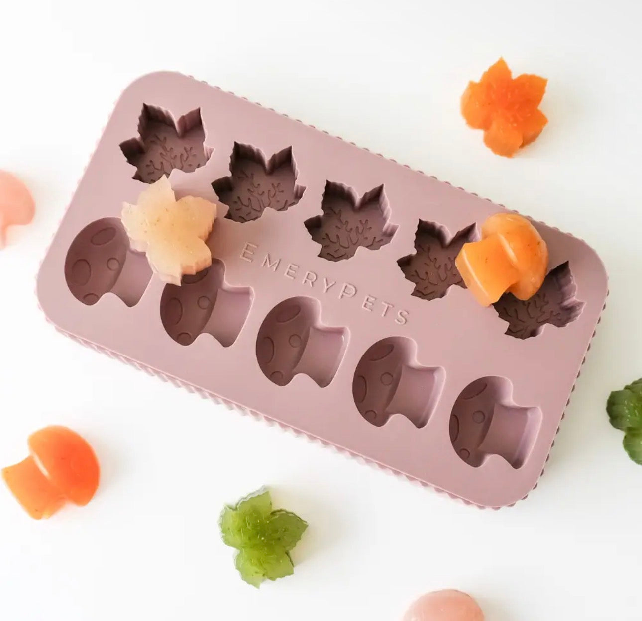 mushroom + leaf molds
