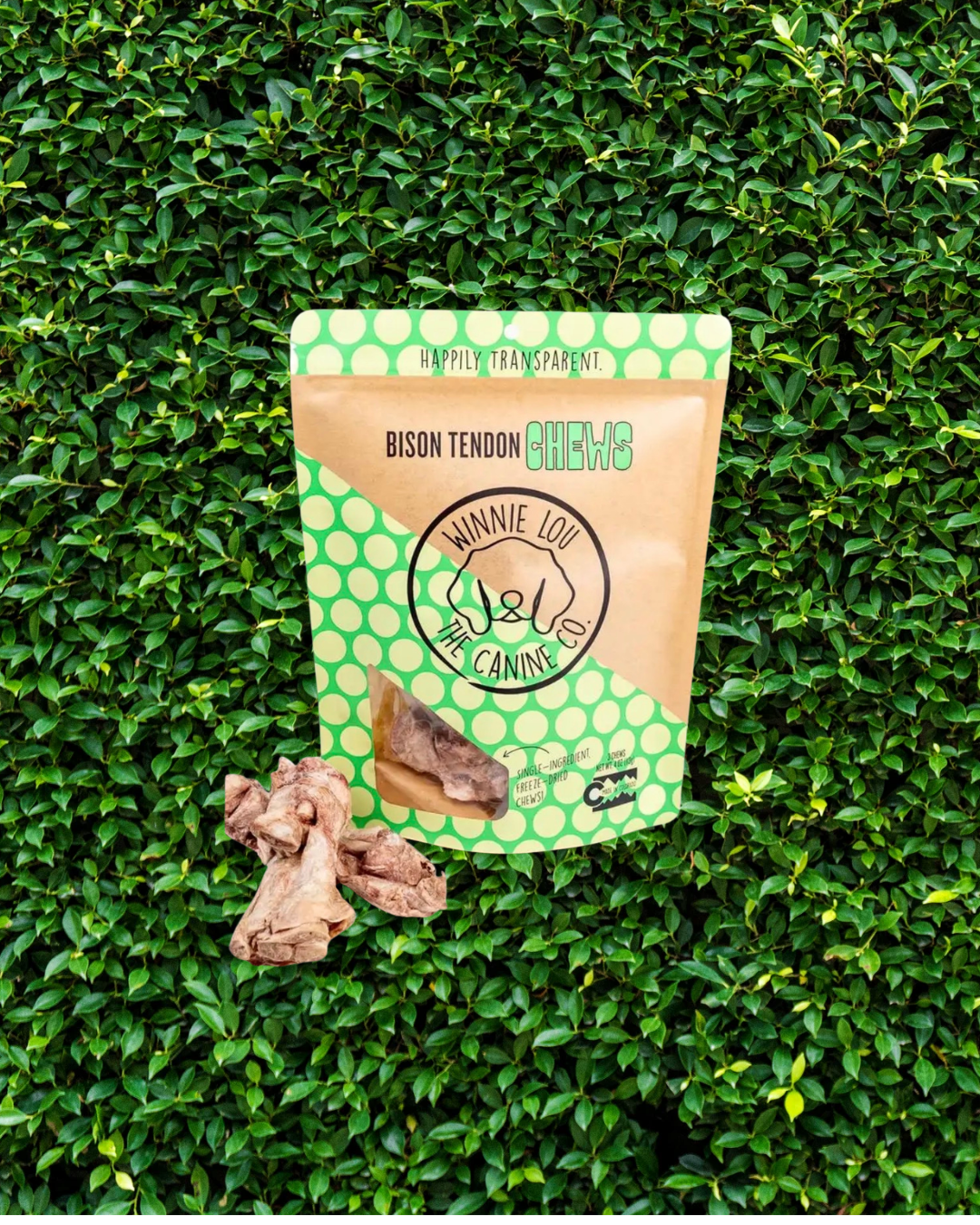 bison tendon chews