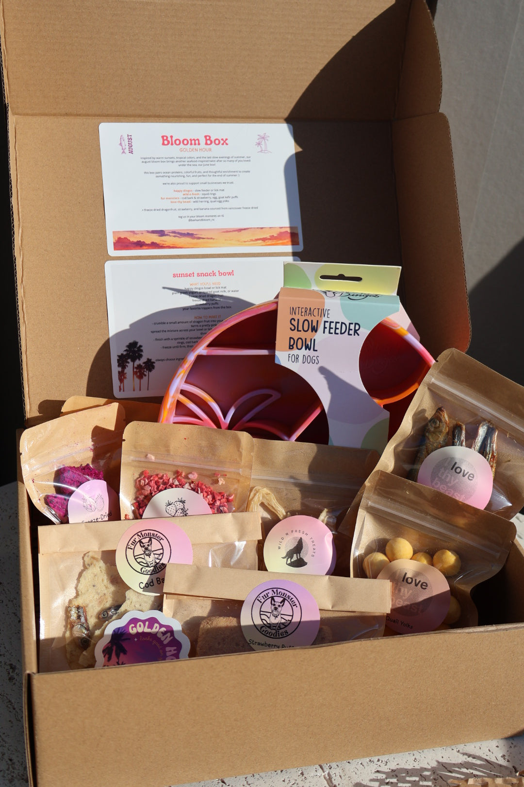 august bloom box (golden hour)