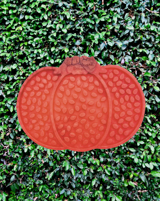 pumpkin lick mat