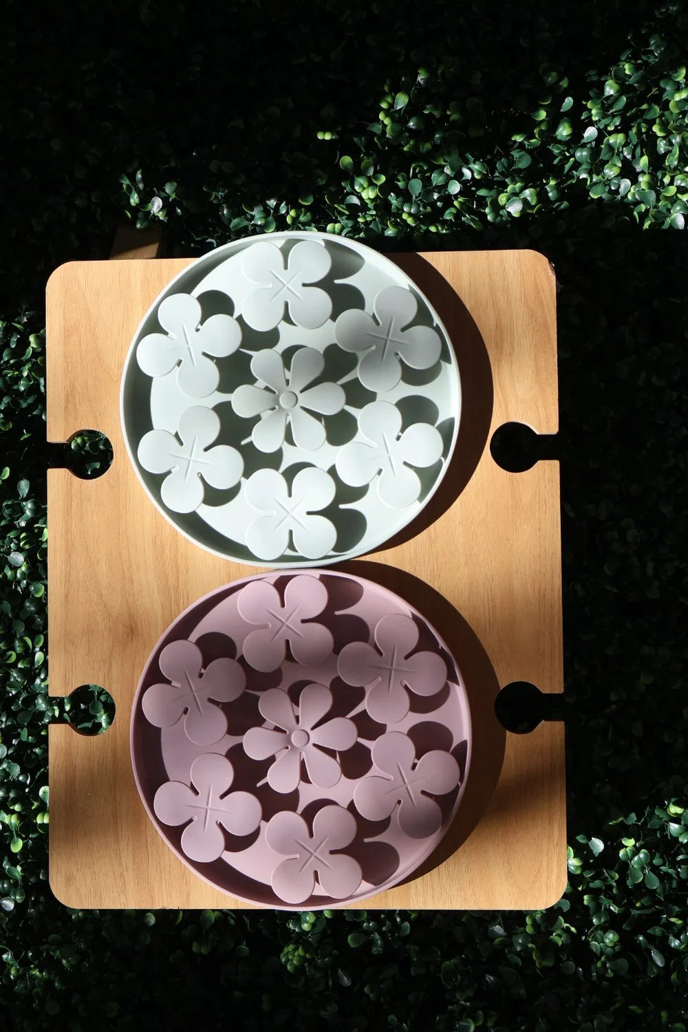 floral lick mat