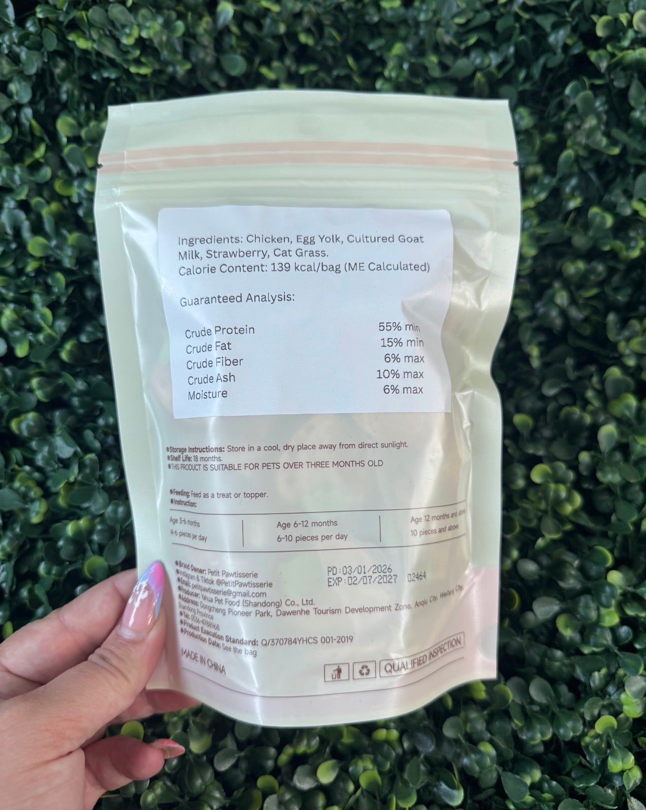 freeze dried strawberry yogurt treats
