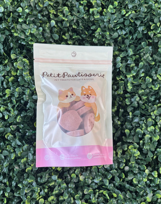 freeze dried strawberry yogurt treats
