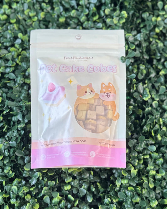 freeze dried duck cake cubes