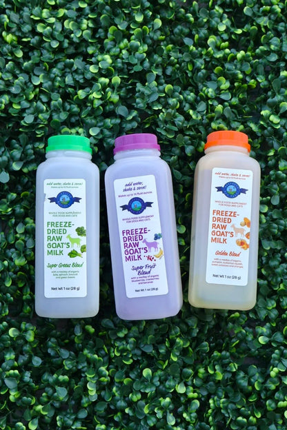 freeze dried raw goat milk topper
