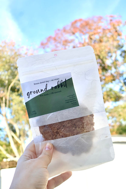 butchered ground rabbit